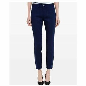 Club Monaco stretch chino ankle pants navy trouser size 6